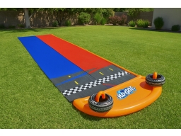 Produktguide testar Bestway H2OGO! Vattenglidbana Splashy Speedway 4.88m