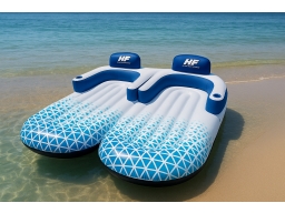 Produktguide testar Bestway Hydro-Force Indigo Wave Double Lounge Badmadrass