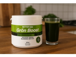 Produktguide testar Better You Grön Boost Pulver
