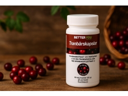 Produktguide testar Better You Tranbärskapslar