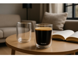 Produktguide testar blomus Nero isolerande kaffeglas