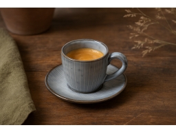 Produktguide testar Broste Copenhagen Nordic Sea espressokopp med fat