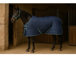 Produktguide testar Bucas Quilt 150 g Stalltäcke - Marinblå