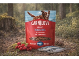 Produktguide testar Carnilove Dog Crunchy Snack Mackerel with Raspberries