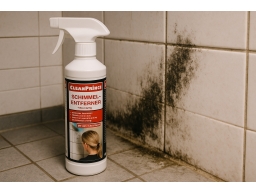 Produktguide testar Cleanprince 0,5 liter mögel klorhaltig 500 ml rävsvamp bakterier sporer 