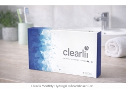 Produktguide testar Clearlii Monthly Hydrogel månadslinser 6 st