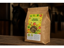 Produktguide testar Delizia Grainfree Hästgodis -  Äpple - 1 kg
