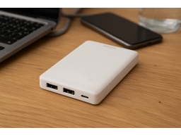 Produktguide testar Deltaco 5000MAH POWERBANK 2X USB-A, VIT