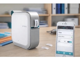 Produktguide testar Dymo MobileLabeler PB1 NE, Bluetooth etikettskrivare, stöd för Android och iOS, vit