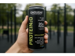 Produktguide testar Enough Proteinvatten