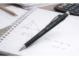 Produktguide testar Faber-Castell Poly Matic, Svart, Svart, B, 0,7 mm, Triangulär, Vridbar utåt