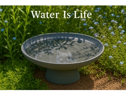 Produktguide testar Fågelbad Water Is Life