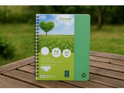 Produktguide testar Forever Anteckningsblock A4 grön rutat