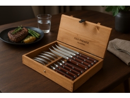 Produktguide testar Gense Gense Old Farmer Classic Grillbestick 4+4 delar Rosenträ