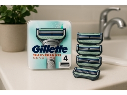 Produktguide testar Gillette SkinGuard Sensitive Razor Blade Refills Aloe