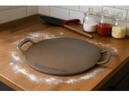 Produktguide testar Gourmetstål Runt pizzastål med grepp