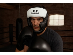 Produktguide testar Hammer Boxing Head Guard Sparring, Huvudskydd