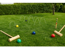 Produktguide testar HI Krocketspel 125x25 cm flerfärgat