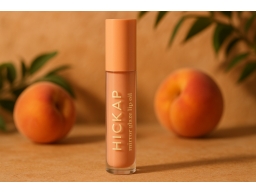 Produktguide testar HICKAP Mirror Glaze Lip Oil Peach of Mind 4,5 ml