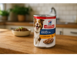 Produktguide testar Hills Science Plan Dog Mature 7+ Chicken 370 g
