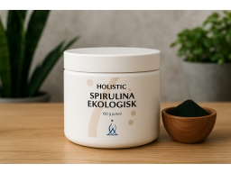 Produktguide testar Holistic Active Spirulinapulver