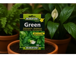 Produktguide testar HORNUM Näringspinnar - Gröna växter 10-3-6 30 stk.