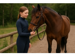 Produktguide testar Horse Life Breggings Relove High Knee Grip Ridbyxor Junior – Marinblå