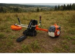 Produktguide testar Husqvarna 336 FR Röjsåg inkl. sele och tre skärutrustningar