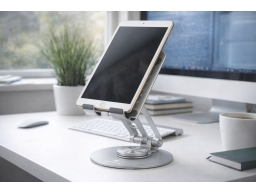 Produktguide testar Icy Box Roterbart och Justerbart Surfplattestativ