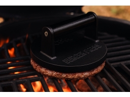 Produktguide testar Kamado Sumo Hamburgerpress gjutjärn