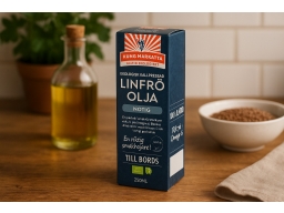 Produktguide testar Kung Markatta Linfröolja Kallpressad