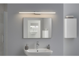 Produktguide testar LED-spegellampa Bernie, CCT, IP44, 75 cm