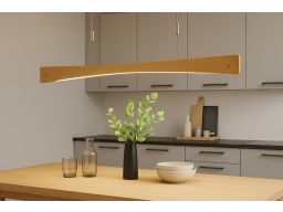 Produktguide testar Lucande Lian LED-hänglampa, ekträ