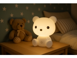 Produktguide testar Lucide Dodo bear barnlampa LED