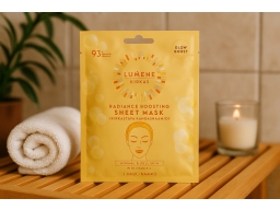 Produktguide testar Lumene KIRKAS Radiance Boosting Sheet Mask 1 st