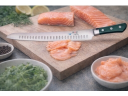 Produktguide testar Mac Mighty Laxkniv Olivslipad 27 Cm