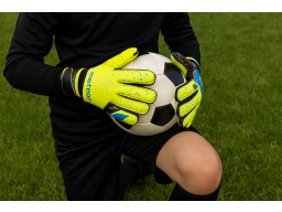 Produktguide testar Målvaktshandskar Fotboll Målvaktshandskar Pojkar Ungdom Vuxna Junior Barn Starka Keeper Grepp Fingerskydd Förhindra skador Präglade tillbaka Fotboll METEOR