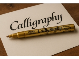 Produktguide testar Marvy Kalligrafipenna