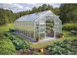 Produktguide testar Metalcraft Växthus 12,4m² med hög odlingshöjd