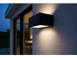 Produktguide testar Modern LED-utomhusvägglampa Nomra IP54