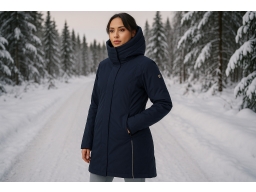 Produktguide testar Mountain Horse Alicia Parka - Marinblå