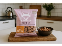 Produktguide testar Mush Vaisto Cat Kyckling-Gris