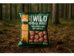 Produktguide testar MUSH Vaisto® Wild Ren-Lamm-Älg Köttbullar