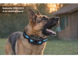 Produktguide testar Nakosite DOG2433 Antiskällhalsband