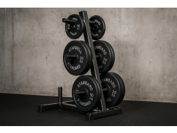 Produktguide testar Nordic Fighter Olympiskt Viktställ, Ställning viktskivor