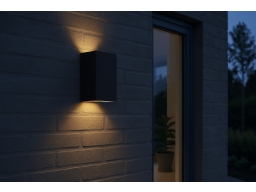 Produktguide testar Nordlux Rold rektangulär fasadbelysning