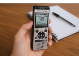 Produktguide testar OM System WS-882 Diktafon