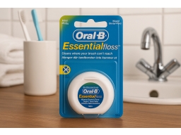 Produktguide testar Oral-B Essential Tandtråd Mint 50 m