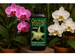 Produktguide testar Orkidenäring Orchid Focus Grow, 1 liter