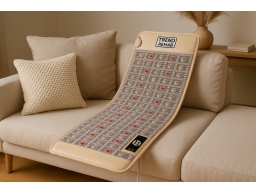 Produktguide testar PEMF Inframadrass med ametistkristaller